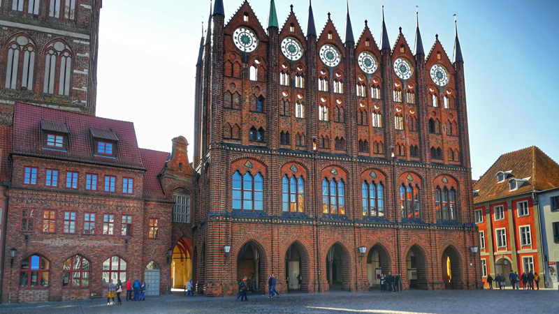 Stralsund med Rügen